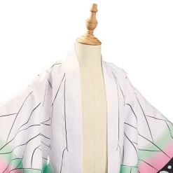 NewCosplay Demon Slayer: Kimetsu No Yaiba Kochou Shinobu Kids Children Kimono Coat Cosplay Costume New Arrivals