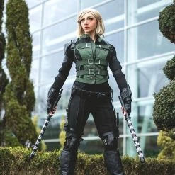 New Cosplaysky New Arrivals Avengers 3 :Infinity War Black Widow Natasha Romanoff Outfit Cosplay Costume Whole Set 29 New Cosplaysky New Arrivals Avengers 3 :Infinity War Black Widow Natasha Romanoff Outfit Cosplay Costume Whole Set