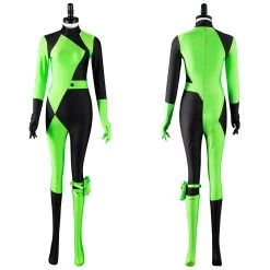 NewCosplay New Arrivals Kim Possible Shego Adult Jumpsuit Halloween Carnival Suit Outfits Cosplay Costume