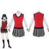 NewCosplay Kakegurui Midari Ikishima Women School Uniform Outfits Halloween Carnival Suit Cosplay Costume
