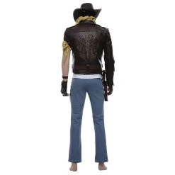 NewCosplay Overwatch Jesse Mccree Mens Costume Halloween 2021 Cosplay Costume New Arrivals 16 NewCosplay Overwatch Jesse Mccree Mens Costume Halloween 2021 Cosplay Costume New Arrivals