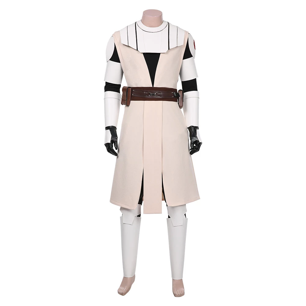 NewCosplay New Arrivals Star Wars: The Clone Wars -Obi Wan Kenobi Halloween Carnival Suit Cosplay Costume 4 NewCosplay New Arrivals Star Wars: The Clone Wars -Obi Wan Kenobi Halloween Carnival Suit Cosplay Costume