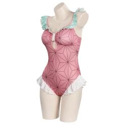 NewCosplay Demon Slayer Kamado Nezuko Bodysuit Swimwear Outfits Anime Cosplay Costume New Arrivals 13 NewCosplay Demon Slayer Kamado Nezuko Bodysuit Swimwear Outfits Anime Cosplay Costume New Arrivals