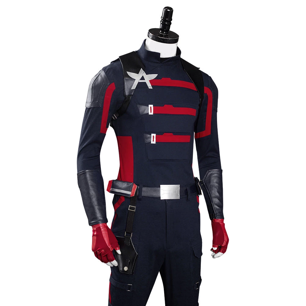 NewCosplay The Falcon And The Winter Soldier John Walker Captain America Outfits Halloween Carnival Suit Cosplay Costume New Arrivals 10 NewCosplay The Falcon And The Winter Soldier John Walker Captain America Outfits Halloween Carnival Suit Cosplay Costume New Arrivals