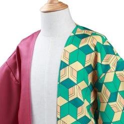NewCosplay Demon Slayer: Kimetsu No Yaiba Tomioka Giyuu Kids Children Kimono Coat Cosplay Costume