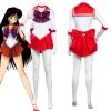 NewCosplay New Arrivals Sailor Moon Hino Rei Uniform Dress Outfits Halloween Carnival Suit Cosplay Costume