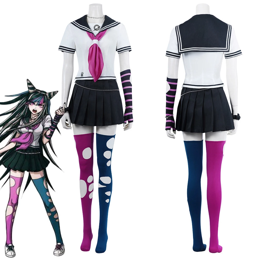 NewCosplay Super Danganronpa 2 Ibuki Mioda Uniform Halloween Carnival Suit Cosplay Costume 3 NewCosplay Super Danganronpa 2 Ibuki Mioda Uniform Halloween Carnival Suit Cosplay Costume