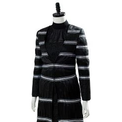 NewCosplay New Arrivals The Witcher Yennefer Of Vengerberg Blouse Trousers Set Stripe Black Thin Coat Cosplay Costume