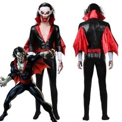 NewCosplay Morbius The Living Vampire Michael Morbius Jumpsuit Outffits Halloween Carnival Suit Cosplay Costume New Arrivals