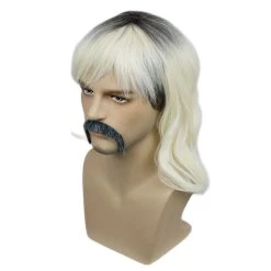 NewCosplay Tiger King Joe Exotic Earrings Beard Costume Accessories Dress Up Prop Kits Set Cosplay Wig New Arrivals