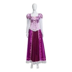 NewCosplay Tangled Rapunzel Dress Outfits Halloween Carnival Suit Cosplay Costume