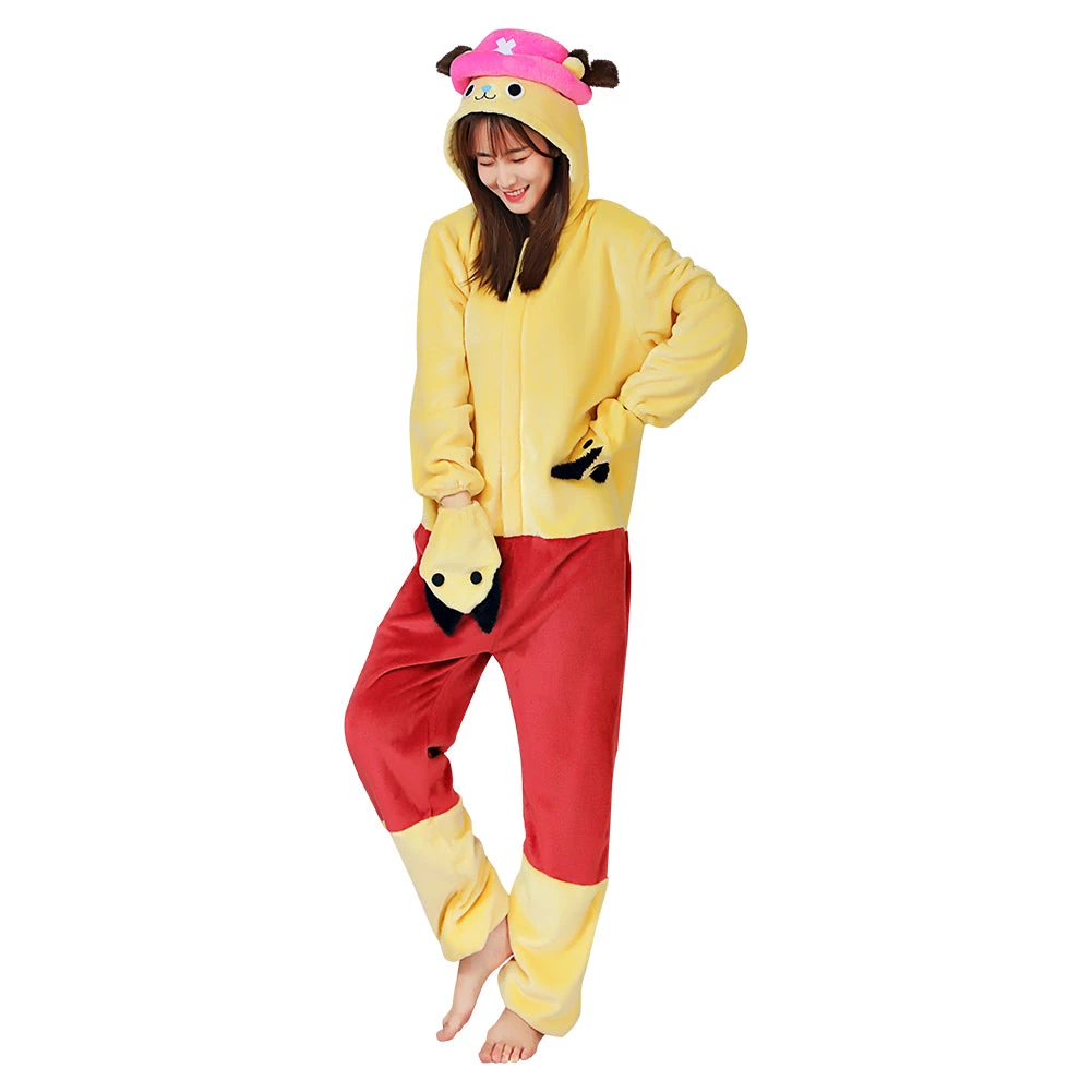 NewCosplay New Arrivals Anime One Piece ·Chopper Pajama Adult Unisex Onesies Polyester Sleepwear Pyjamas Halloween Carnival Costume Cosplay Costume 6 NewCosplay New Arrivals Anime One Piece ·Chopper Pajama Adult Unisex Onesies Polyester Sleepwear Pyjamas Halloween Carnival Costume Cosplay Costume