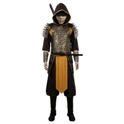 NewCosplay Mortal Kombat Hanzo Hasashi/Scorpion Outfits Halloween Carnival Suit Cosplay Costume New Arrivals