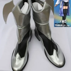 NewCosplay Kingdom Hearts Birth By Sleep Aqua Cosplay Boots Shoes