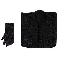 NewCosplay Cruella Black Coat Outfits Halloween Carnival Suit Cosplay Costume 24 NewCosplay Cruella Black Coat Outfits Halloween Carnival Suit Cosplay Costume