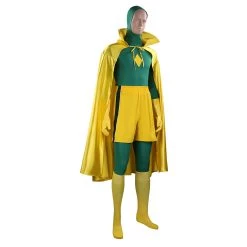 NewCosplay WandaVision Vision Cosplay Costume Outfits Halloween Carnival Suit New Arrivals