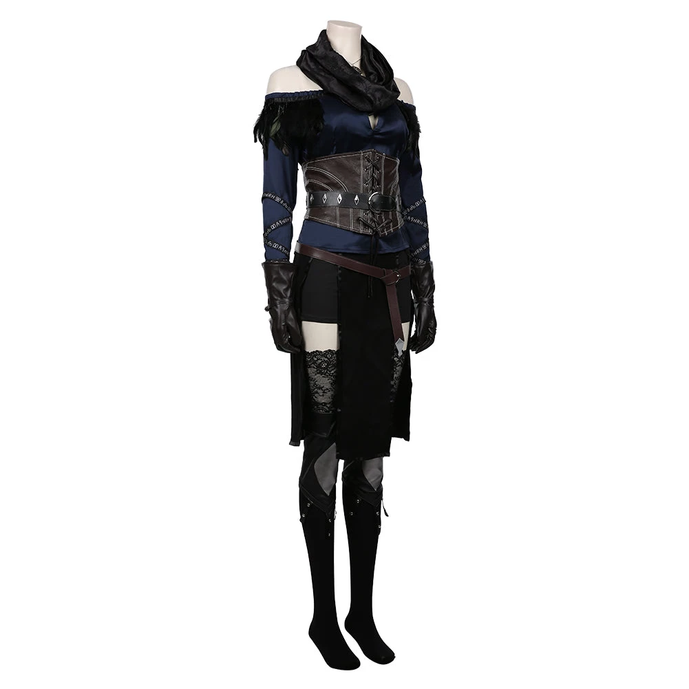 NewCosplay The Witcher 3: Wild Hunt Yennefer Top Skirt Outfits Halloween Carnival Suit Cosplay Costume 7 NewCosplay The Witcher 3: Wild Hunt Yennefer Top Skirt Outfits Halloween Carnival Suit Cosplay Costume