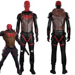 NewCosplay New Arrivals Gotham Knights Red Hood Jason Todd Outfits Halloween Carnival Suit Cosplay Costume