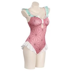 NewCosplay Demon Slayer Kamado Nezuko Bodysuit Swimwear Outfits Anime Cosplay Costume New Arrivals 15 NewCosplay Demon Slayer Kamado Nezuko Bodysuit Swimwear Outfits Anime Cosplay Costume New Arrivals