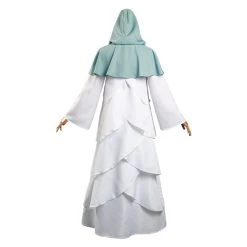 NewCosplay The Promised Neverland Mujika Long Robe Cloak Outfits Halloween Carnival Suit Cosplay Costume