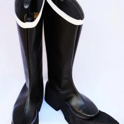 NewCosplay Black Golden Saw Cosplay Boots Shoes Custom Made