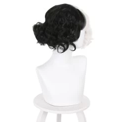 NewCosplay Cruella Movie Cruella De Vil Heat Resistant Synthetic Hair Carnival Halloween Party Props Cosplay Wig New Arrivals