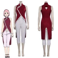 NewCosplay BORUTO NARUTO NEXT GENERATIONS Haruno Sakura Outfits Halloween Carnival Suit Cosplay Costume