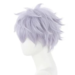NewCosplay Anime Jujutsu Kaisen Satoru Gojou Heat Resistant Synthetic Hair Carnival Halloween Party Props Cosplay Wig New Arrivals