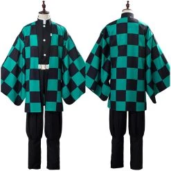 NewCosplay Demon Slayer: Kimetsu No Yaiba Kamado Tanjirou Oufit Cosplay Costume 21 NewCosplay Demon Slayer: Kimetsu No Yaiba Kamado Tanjirou Oufit Cosplay Costume
