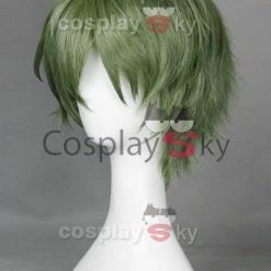 NewCosplay Aoharu X Machinegun Nagamasa Midori Cosplay Wig