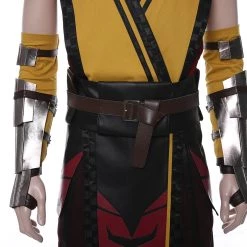 NewCosplay New Arrivals Mortal Kombat 11 Scorpion Outfit Halloween Carnival Suit Cosplay Costume