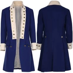NewCosplay Hamilton Replica Colonial Victorian Edwardian Coat Halloween Carnival Suit Cosplay Costume