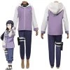 NewCosplay Anime NARUTO Hinata Hyuga Kids Children Outfits Halloween Carnival Costume Cosplay Costume