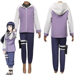 NewCosplay Anime NARUTO Hinata Hyuga Kids Children Outfits Halloween Carnival Costume Cosplay Costume