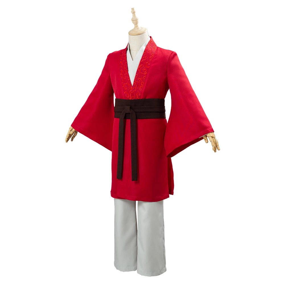 NewCosplay New Arrivals Movie Mulan 2020 Princess Hua Mulan Red Fancy Dress Chinese Han Fu Kids/Children Halloween Carnival Outfit Cosplay Costume 5 NewCosplay New Arrivals Movie Mulan 2020 Princess Hua Mulan Red Fancy Dress Chinese Han Fu Kids/Children Halloween Carnival Outfit Cosplay Costume