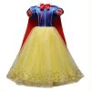 NewCosplay Baby Girl Toddler Snow White Dress Halloween Cosplay Costume