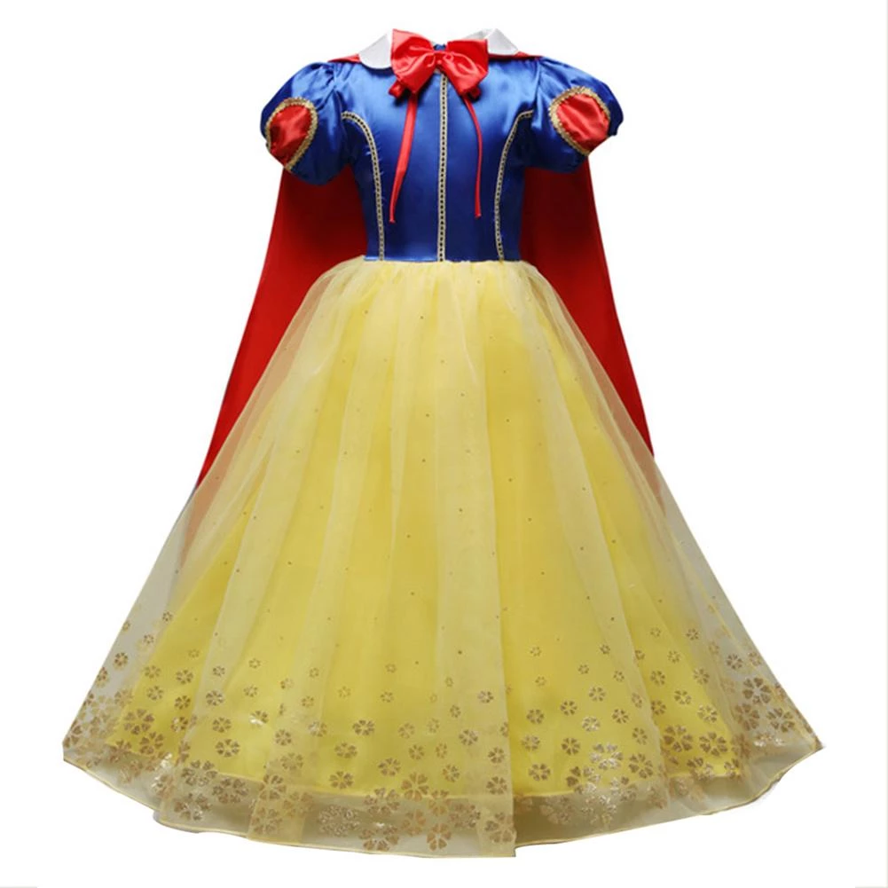 NewCosplay Baby Girl Toddler Snow White Dress Halloween Cosplay Costume 3 NewCosplay Baby Girl Toddler Snow White Dress Halloween Cosplay Costume