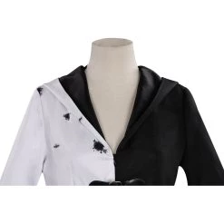 NewCosplay Cruella Dress Outfits Halloween Carnival Suit Cosplay Costume