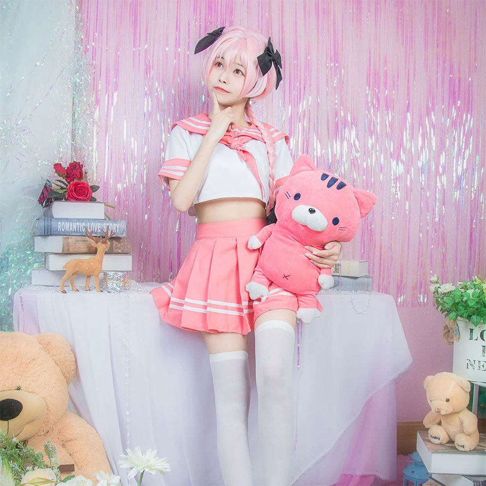 NewCosplay Fate/Grand Order FGO Astolfo Sailor Suit Dress Outfits Halloween Carnival Costume Cosplay Costume New Arrivals 5 NewCosplay Fate/Grand Order FGO Astolfo Sailor Suit Dress Outfits Halloween Carnival Costume Cosplay Costume New Arrivals