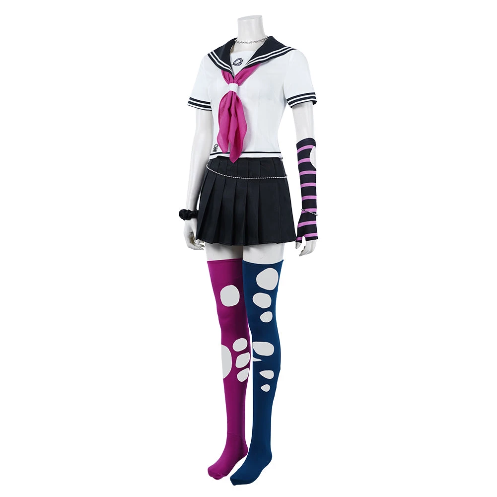 NewCosplay Super Danganronpa 2 Ibuki Mioda Uniform Halloween Carnival Suit Cosplay Costume 5 NewCosplay Super Danganronpa 2 Ibuki Mioda Uniform Halloween Carnival Suit Cosplay Costume