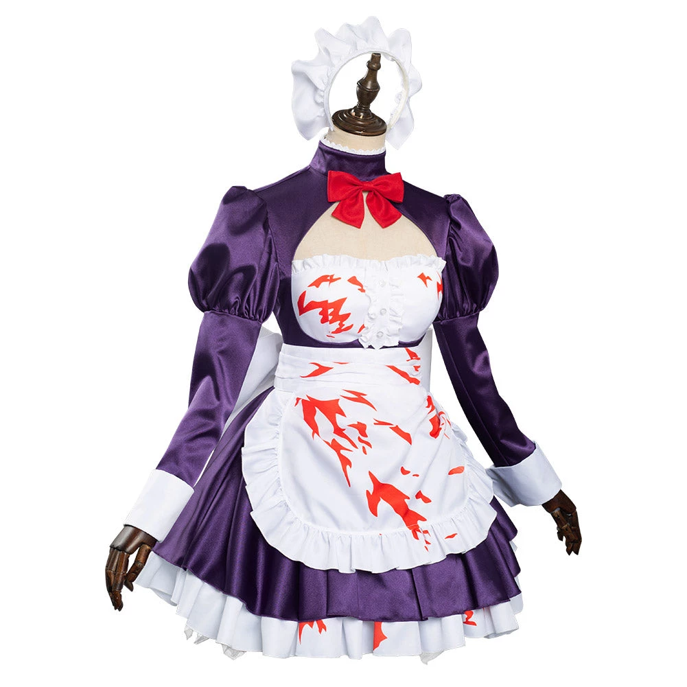 NewCosplay New Arrivals Anime High-Rise Invasion Maid-fuku Kamen Maid Dress Outfits Cosplay Costume 7 NewCosplay New Arrivals Anime High-Rise Invasion Maid-fuku Kamen Maid Dress Outfits Cosplay Costume