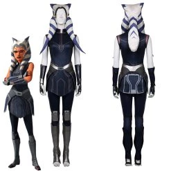 NewCosplay Star Wars: The Clone Wars Season 7-Ahsoka Tano Outfits Halloween Carnival Suit Cosplay Costume