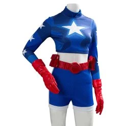 NewCosplay Stargirl Courtney Whitmore Halloween Top Shorts Outfit Cosplay Costume