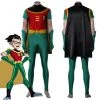 NewCosplay New Arrivals Teen Titans Robin Jumpsuit Outfits Halloween Carnival Costume Cosplay Costume 2 NewCosplay New Arrivals Teen Titans Robin Jumpsuit Outfits Halloween Carnival Costume Cosplay Costume