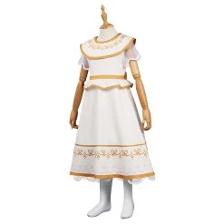 NewCosplay Encanto Mirabel Cosplay Costume Dress Outfits Kids Children Halloween Carnival Suit New Arrivals