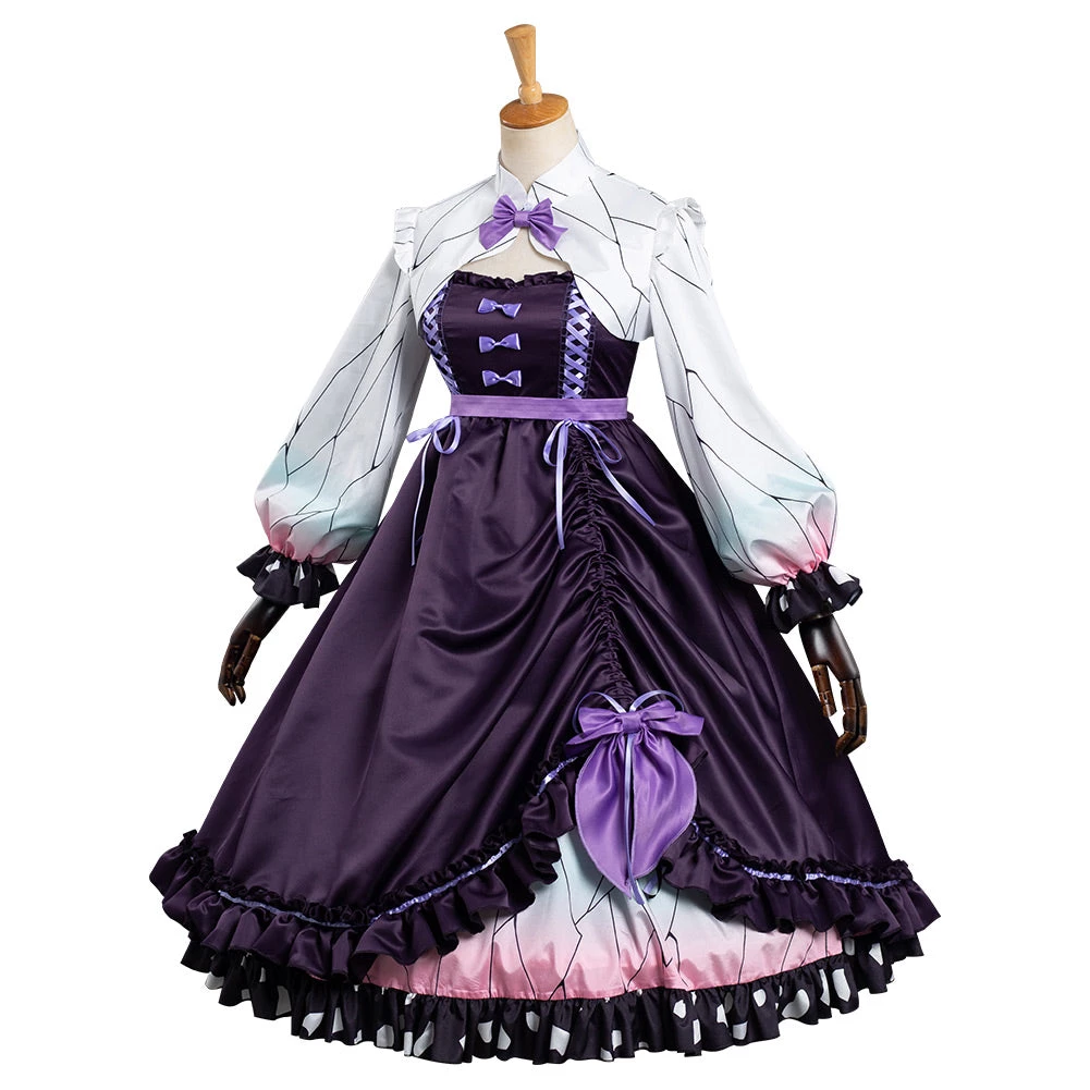 NewCosplay New Arrivals Demon Slayer: Kimetsu No Yaiba Kochou Shinobu Lolita Original Design Cosplay Costume 5 NewCosplay New Arrivals Demon Slayer: Kimetsu No Yaiba Kochou Shinobu Lolita Original Design Cosplay Costume