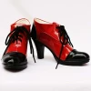 NewCosplay New Arrivals Black Butler Grell Cosplay Shoes Boots Black And Red