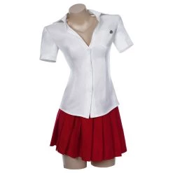 NewCosplay Danganronpa 2: Goodbye Despair Akane Owari Uniform Dress Outfits Halloween Carnival Suit Cosplay Costume New Arrivals