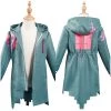 NewCosplay New Arrivals Danganronpa Nagito Komaeda Kids Children Army Green Jacket Coat Cosplay Costume