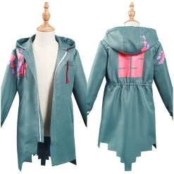 NewCosplay New Arrivals Danganronpa Nagito Komaeda Kids Children Army Green Jacket Coat Cosplay Costume